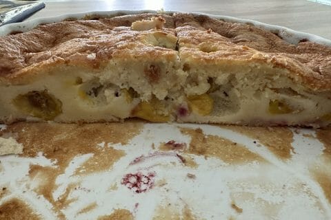 Cliquez pour zoomer ! Clafoutis aux mirabelles Thermomix par Magwem