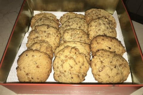 Cliquez pour zoomer ! Cookies au pain rassis et pépites de chocolat Thermomix par Magwem