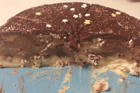 Gateau A La Faisselle Poires Et Chocolat Au Thermomix Cookomix