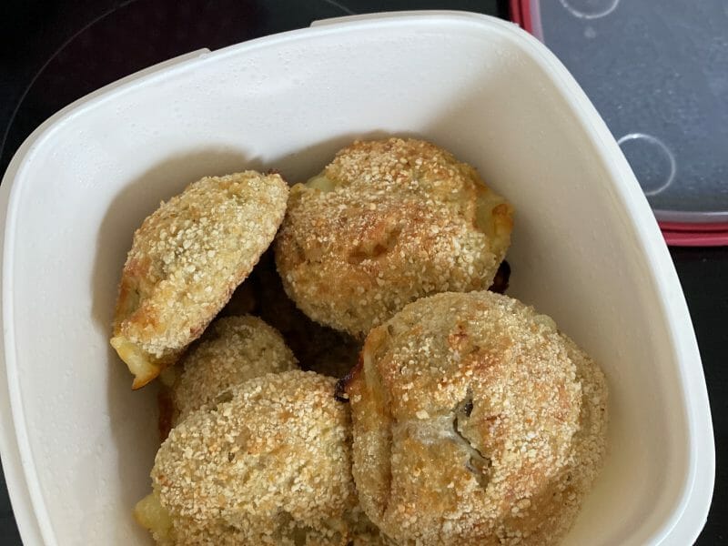 Cliquez pour zoomer ! Boulettes d’aubergines au parmesan Thermomix par geraldine_93300