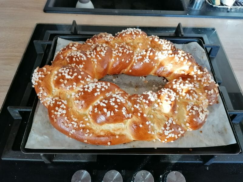 Cliquez pour zoomer ! Brioche tressée à la mie filante Thermomix par claire_191
