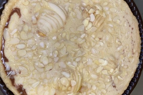 Cliquez pour zoomer ! Tarte aux poires sur lit de chocolat Thermomix par majdouline_1