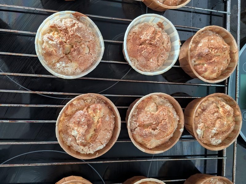 Cliquez pour zoomer ! Muffins aux pommes façon crumble Thermomix par chou170484