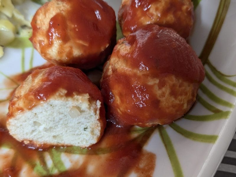 Cliquez pour zoomer ! Boulettes de poulet au chorizo Thermomix par chou170484