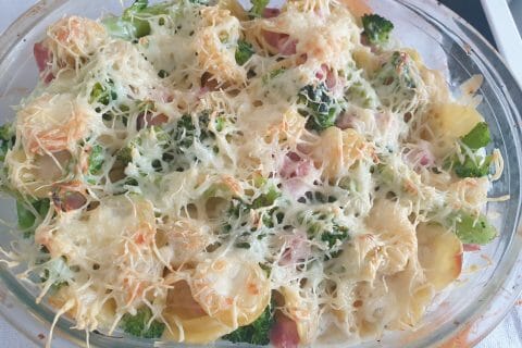 Cliquez pour zoomer ! Gratin de pâtes au brocoli Thermomix par alicepp