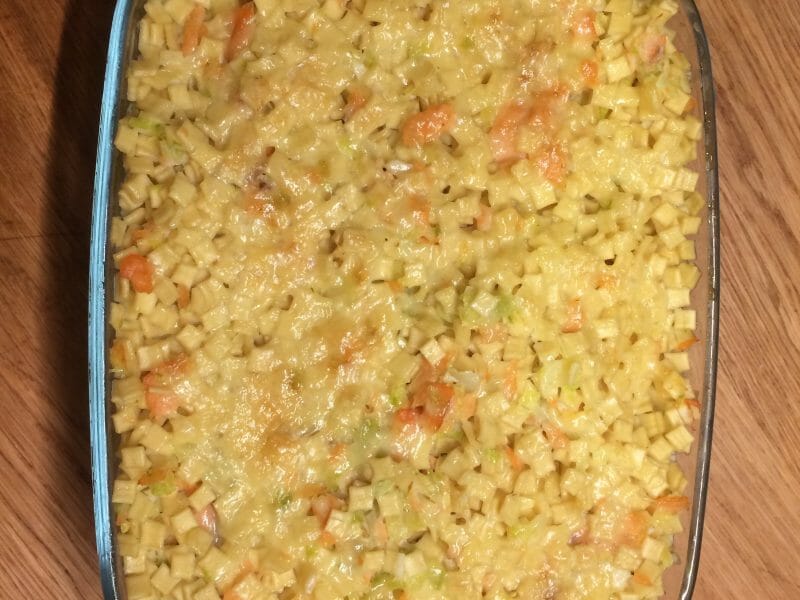 Cliquez pour zoomer ! Gratin de crozets aux courgettes et saumon fumé Thermomix par nath_52