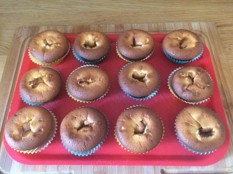 Cliquez pour zoomer ! Fondants au citron, coeur de lemon curd Thermomix par nath_52