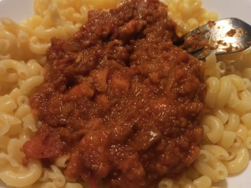 Cliquez pour zoomer ! Bolognaise végétarienne aux lentilles Thermomix par Coralyne