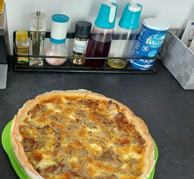 Cliquez pour zoomer ! Tarte à l’ail Thermomix par olapat
