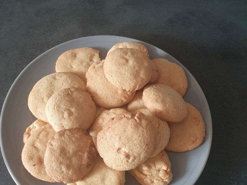 Cliquez pour zoomer ! Cookies aux pépites de chocolat blanc Thermomix par dreym16