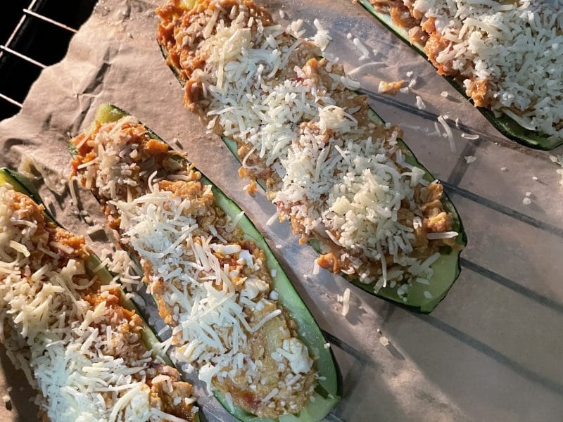 Cliquez pour zoomer ! Courgettes farcies au thon Thermomix par claudia_22