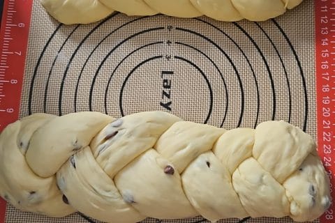 Cliquez pour zoomer ! Brioche tressée à la mie filante Thermomix par sabrina0501