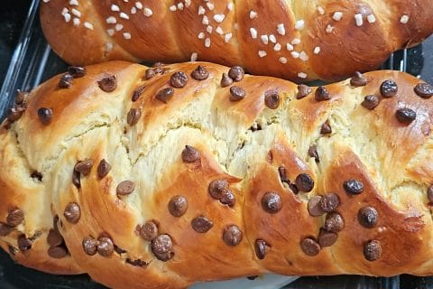 Cliquez pour zoomer ! Brioche tressée à la mie filante Thermomix par sabrina0501