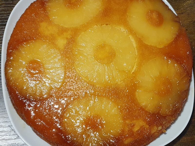 Cliquez pour zoomer ! Gâteau renversé à l’ananas Thermomix par catdc