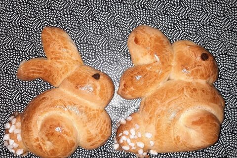 Cliquez pour zoomer ! Brioches lapin de Pâques Thermomix par marmotteinsomniaque