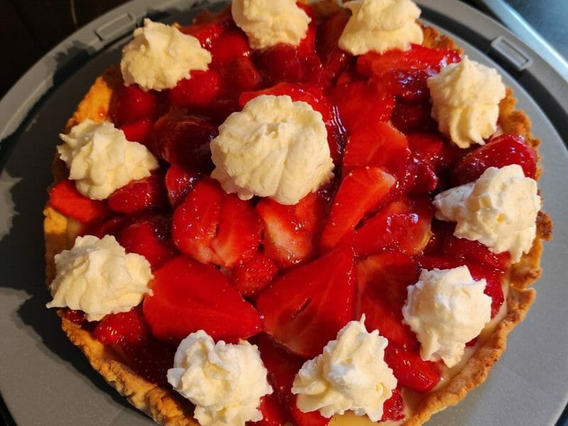 Cliquez pour zoomer ! Tarte aux fraises Thermomix par aurore170719
