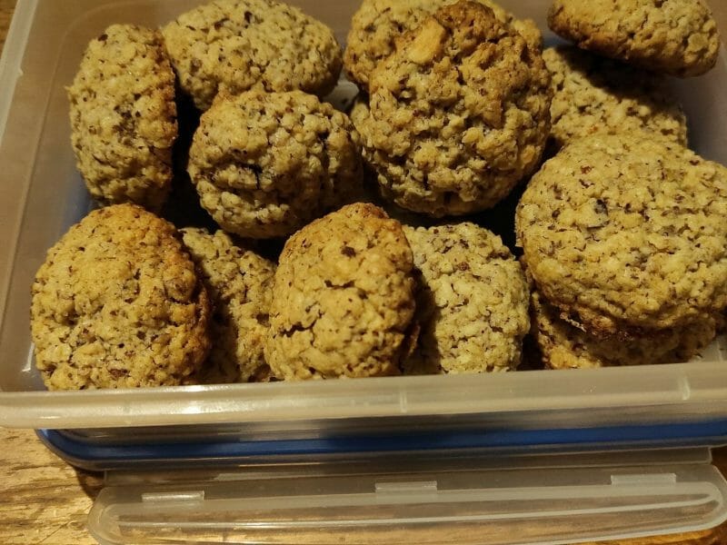 Cliquez pour zoomer ! Biscuits aux flocons d’avoine et amandes Thermomix par aurore170719