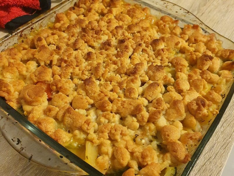 Cliquez pour zoomer ! Crumble aux légumes provençaux Thermomix par alex