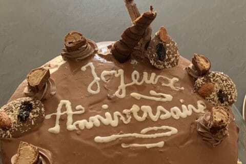 Cliquez pour zoomer ! Layer cake Kinder Bueno Thermomix par sophie_354