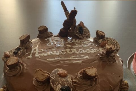 Cliquez pour zoomer ! Layer cake Kinder Bueno Thermomix par sophie_354