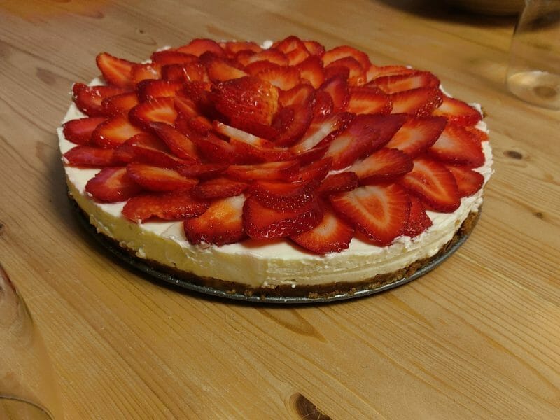 Cliquez pour zoomer ! Tarte aux fraises sans cuisson Thermomix par C@ryC@ry
