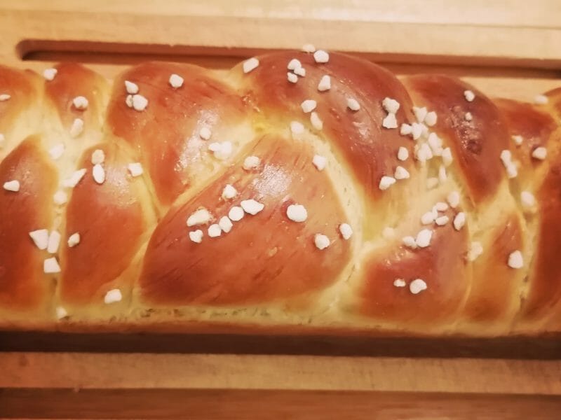 Cliquez pour zoomer ! Brioche tressée à la mie filante Thermomix par ab85