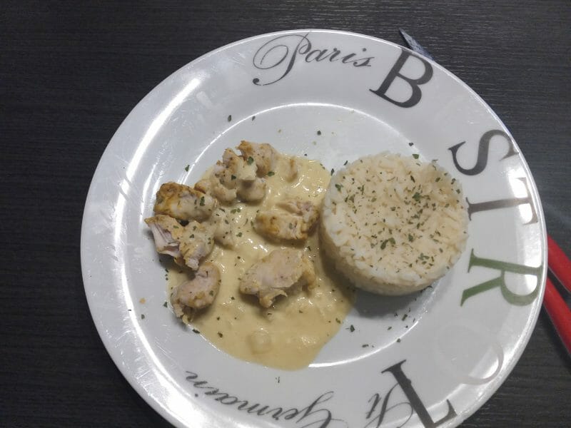 Cliquez pour zoomer ! Blancs de poulet sauce moutarde et curry Thermomix par pierrette_4