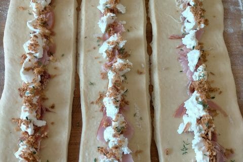 Cliquez pour zoomer ! Brioche salée jambon fromage Thermomix par dinoutout45