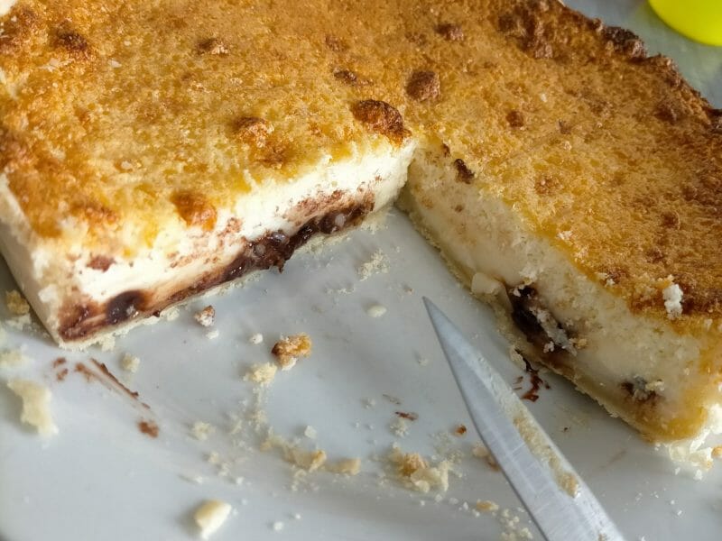 Cliquez pour zoomer ! Tarte au fromage blanc Thermomix par dinoutout45