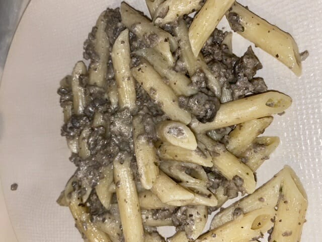 Cliquez pour zoomer ! Gratin de pennes aux champignons Thermomix par loredana2205