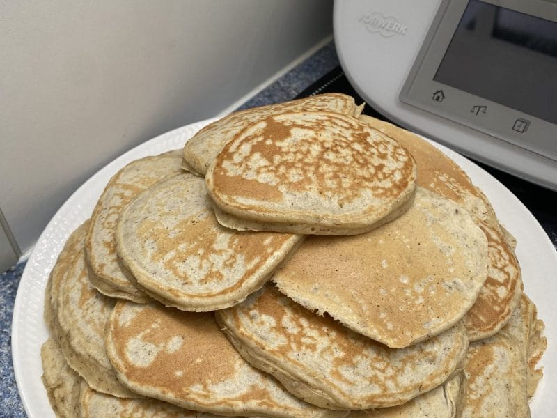 Cliquez pour zoomer ! Pancakes à la banane Thermomix par Odrey.coco
