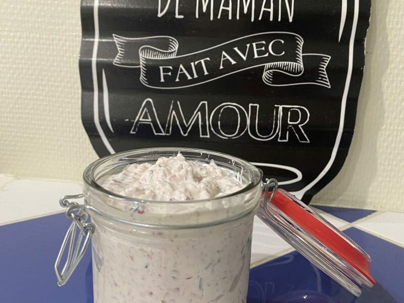Cliquez pour zoomer ! Rillettes de radis roses au cheese cream Thermomix par Odrey.coco