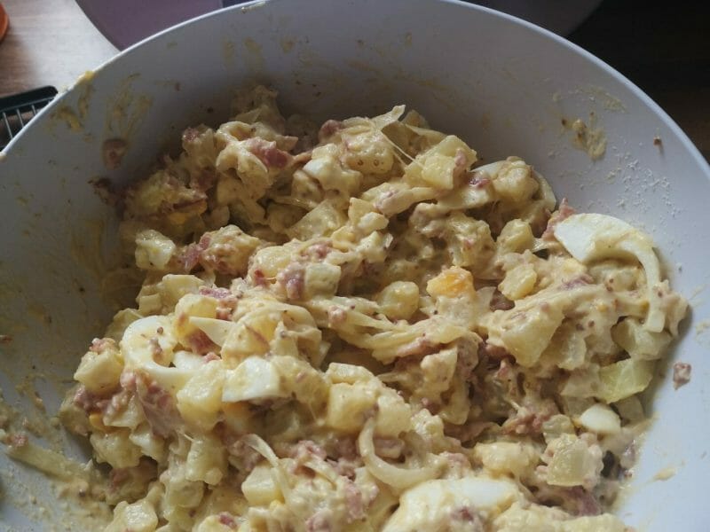 Cliquez pour zoomer ! Salade de pommes de terre au bacon Thermomix par cassandra_03