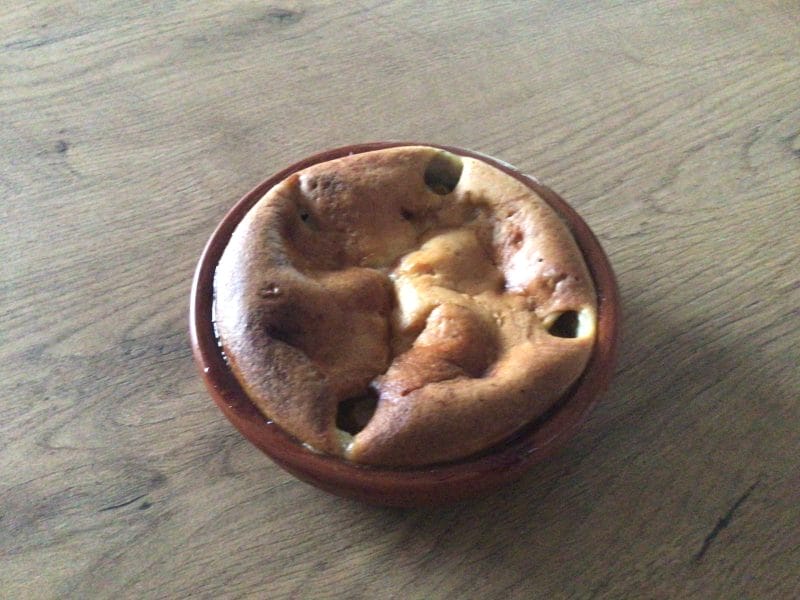 Cliquez pour zoomer ! Clafoutis aux mirabelles Thermomix par lilibule