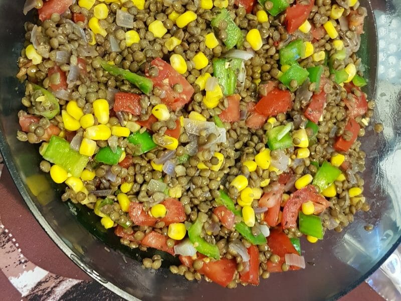 Cliquez pour zoomer ! Salade de lentilles Thermomix par sandra_235