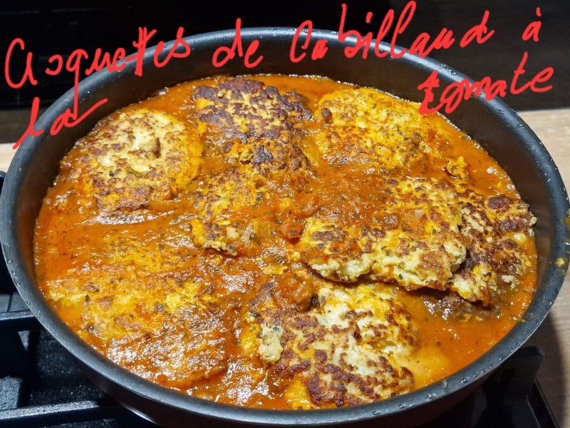 Cliquez pour zoomer ! Croquettes de cabillaud à la sauce tomate Thermomix par parinoise