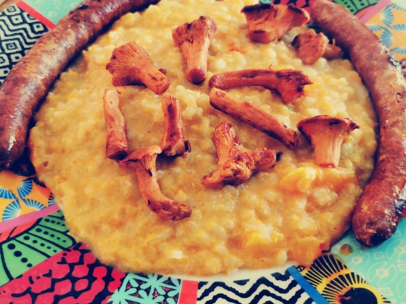 Cliquez pour zoomer ! Risotto de butternut aux châtaignes Thermomix par ktine