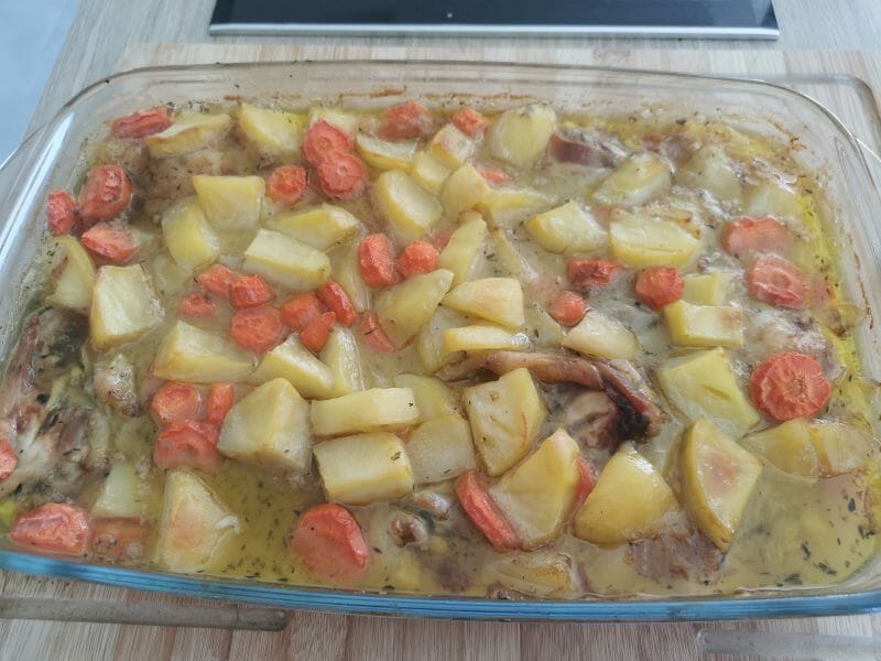 Cliquez pour zoomer ! Pollo al ajillo Thermomix par ktine