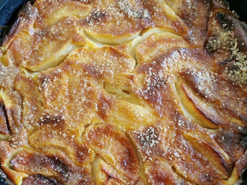 Cliquez pour zoomer ! Flognarde aux pommes Thermomix par ktine