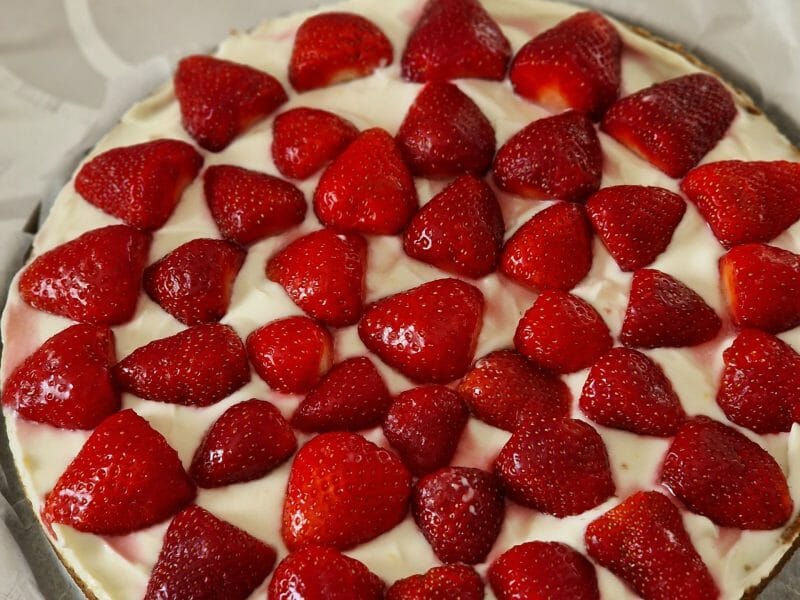 Cliquez pour zoomer ! Tarte aux fraises sans cuisson Thermomix par kaks47