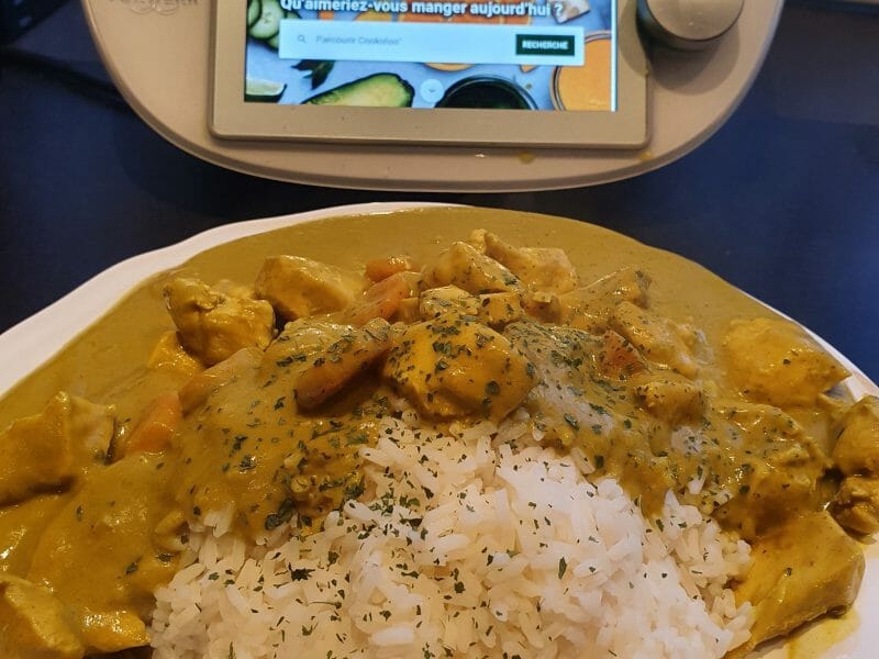 Cliquez pour zoomer ! Poulet coco aux 3 épices Thermomix par neila_2
