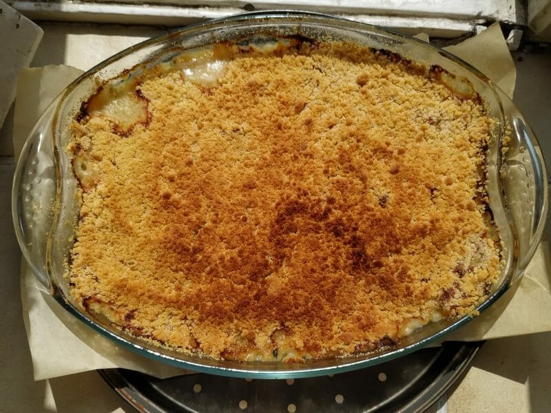 Cliquez pour zoomer ! Crumble poulet, courgettes et parmesan Thermomix par jg54