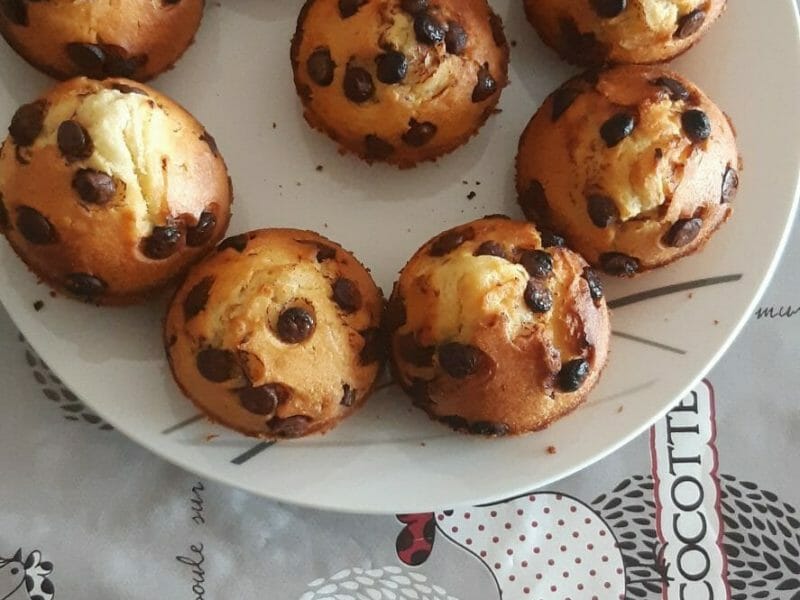 Cliquez pour zoomer ! Muffins aux pépites de chocolat Thermomix par aly12