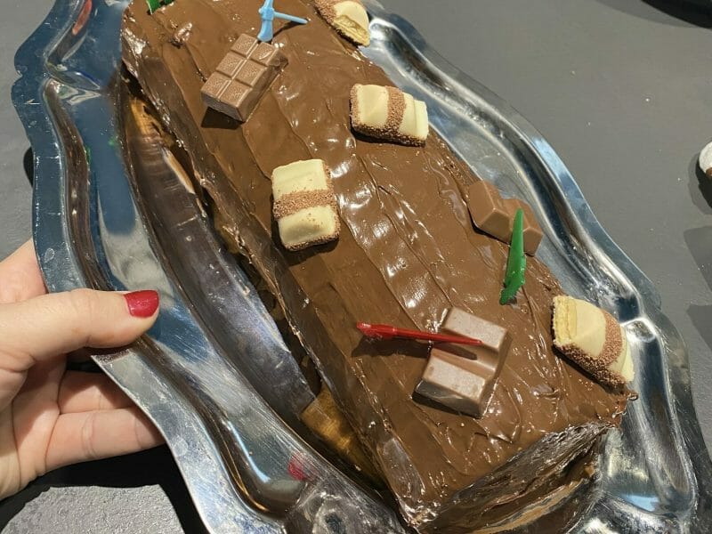 Cliquez pour zoomer ! Bûche Ferrero Rocher Thermomix par lucie_201