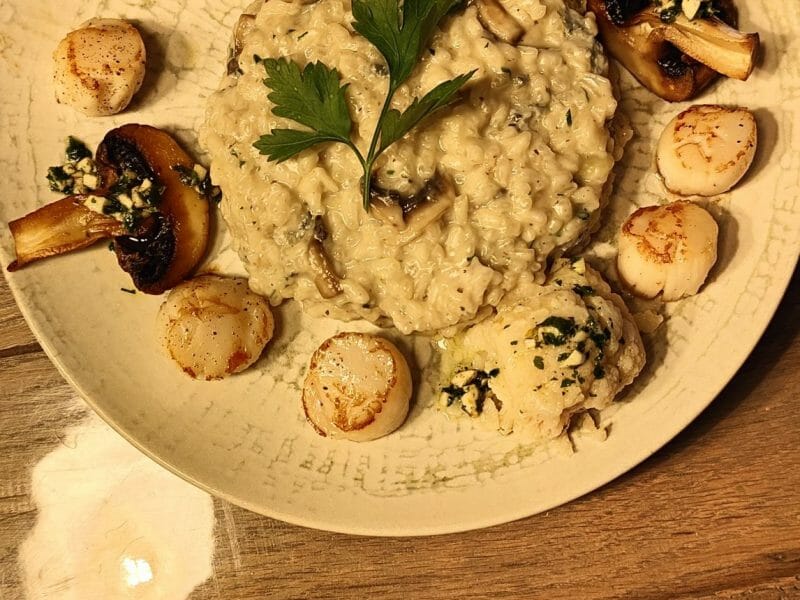Cliquez pour zoomer ! Risotto au gorgonzola et champignons Thermomix par maga_2