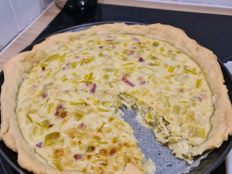 Cliquez pour zoomer ! Tarte aux poireaux Thermomix par soca34