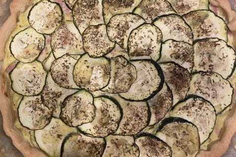Cliquez pour zoomer ! Tarte courgettes et ricotta Thermomix par nenene56