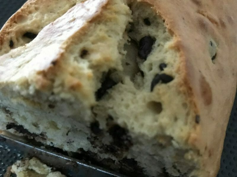 Cliquez pour zoomer ! Cake banane et pépites de chocolat Thermomix par marjorie_67