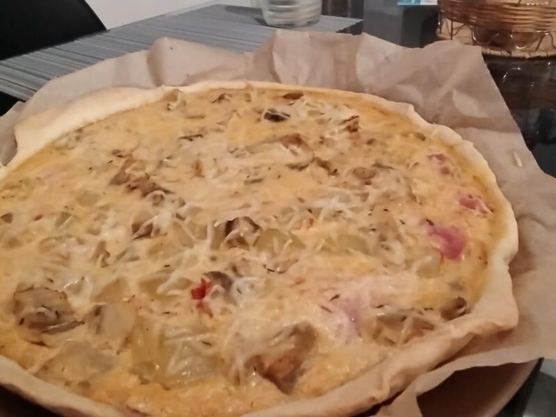 Cliquez pour zoomer ! Tarte salée aux légumes d’été Thermomix par sarah54