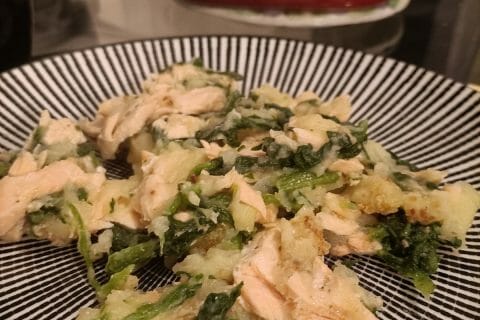 Cliquez pour zoomer ! Parmentier de saumon aux épinards Thermomix par sarah54